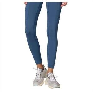NEW MPG SPORT women's high rise cargo legging in key largo